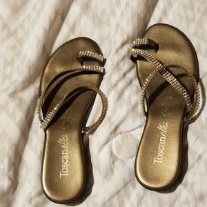 Toscanella Crystal Embellished Sandals